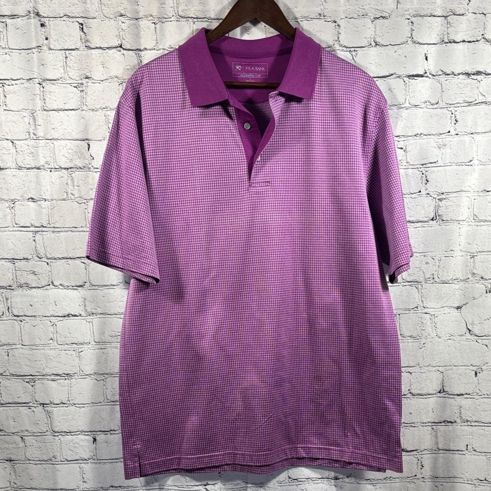 Jos. A. Bank Men's Golf Shirt in Vibrant Purple